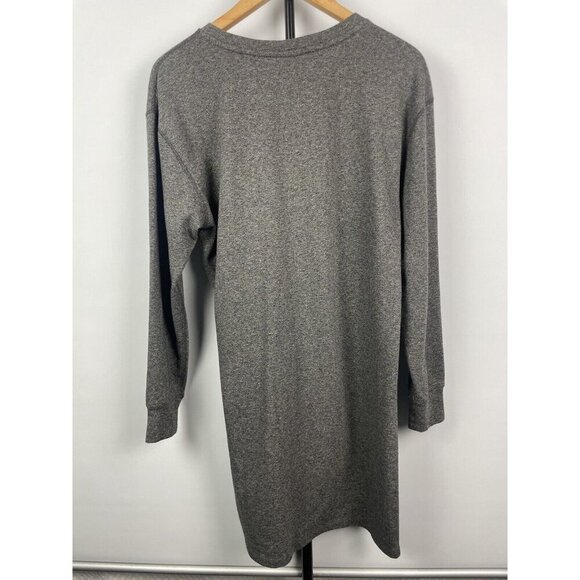 CAbi Put On Sweater Dress Long Sleeve Slimming Ruched Obsidian Gray 3650 Size S - Picture 7 of 7